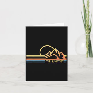 Mount Whitney California Hiking Hiker klättring Kort