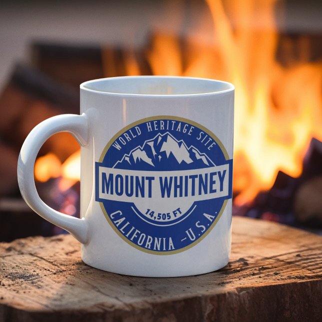 Mount Whitney: California's Sierra Crest Kaffemugg (Skapare uppladdad)