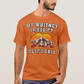 Mount Whitney Flagga Inspired Bear Mt Whitney T Shirt