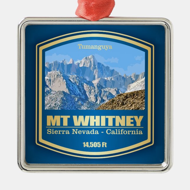 Mount Whitney (PF) Julgransprydnad Metall (Framsidan)