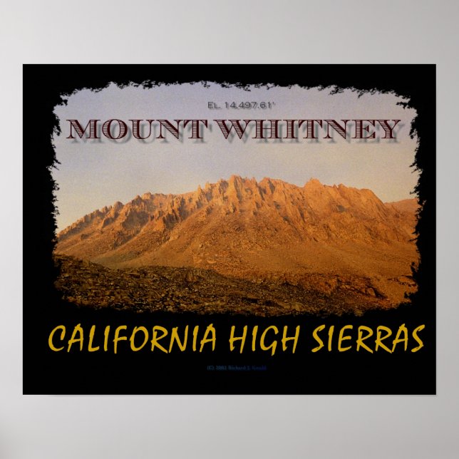 Mount Whitney Poster (Framsidan)