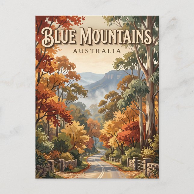 Mount Wilson Australien Vykort (Framsida)