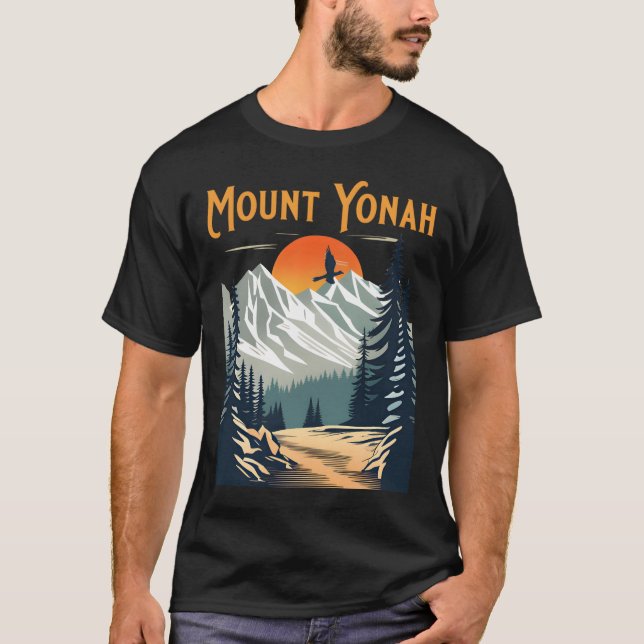 Mount Yonah Hiking T Shirt (Framsida)