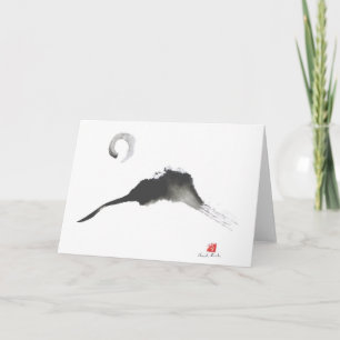 Mountain, a Sumi-e Kort