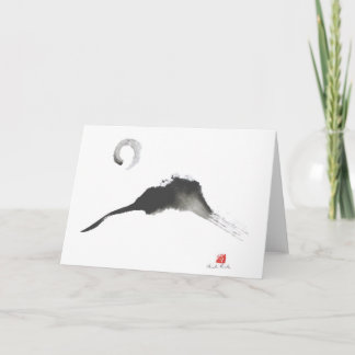 Mountain, a Sumi-e Kort