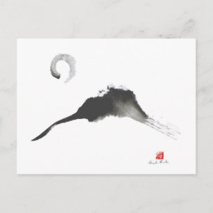 Mountain, a Sumi-e Vykort