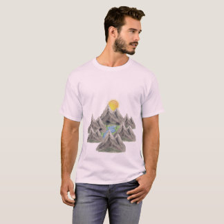 Mountain Adventure – Akvarell Natur T-Shirt