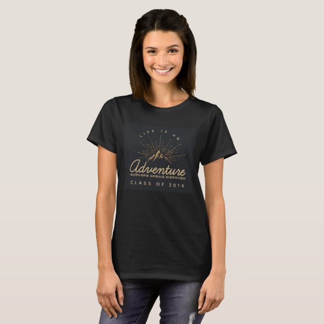 Mountain Adventure Rustic Klass 20xx T Shirt (Hel framsida)