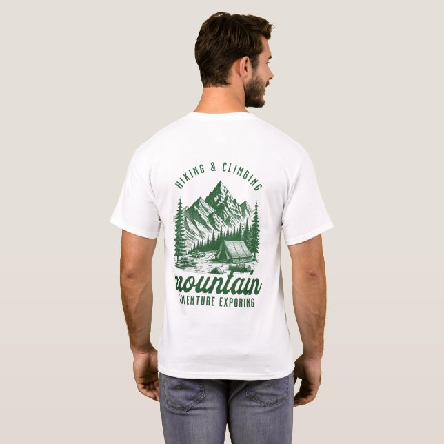 Mountain Adventure: Vandring & Klättring T Shirt (Hel baksida)