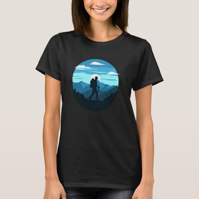 Mountain and Forest Scene  61 T Shirt (Framsida)