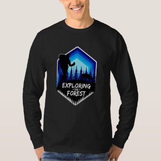 Mountain and Forest Scene  93 T Shirt