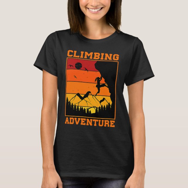 Mountain and Forest Scene Silhouette  14 T Shirt (Framsida)