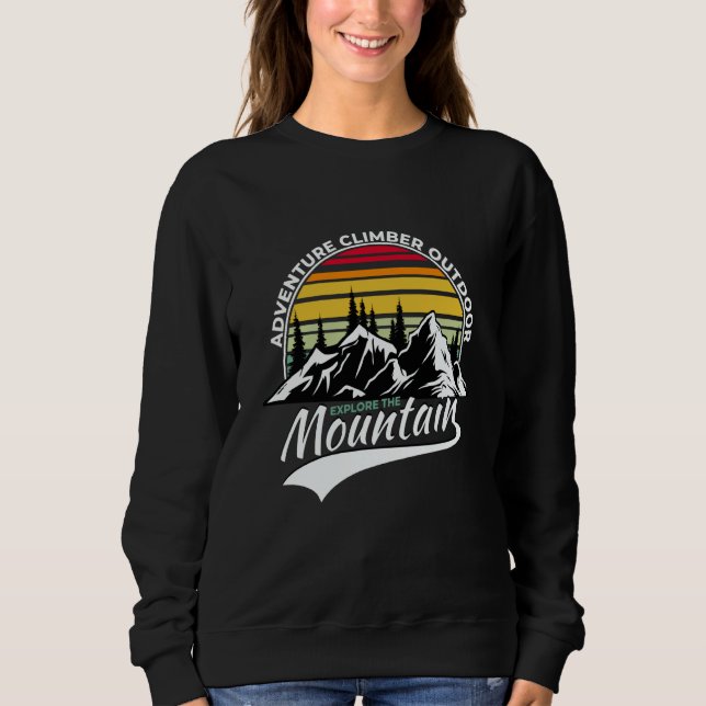 Mountain and Forest Scene Silhouette  29 T Shirt (Framsida)