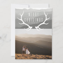 Mountain Antlers | Julfoto Julkort