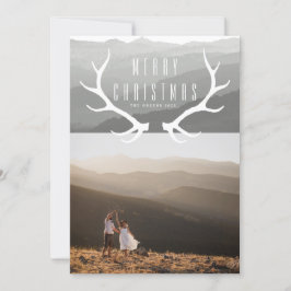 Mountain Antlers | Julfoto Julkort