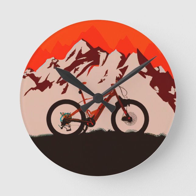 Mountain Äventyr Bike Rund Klocka (Framsida)