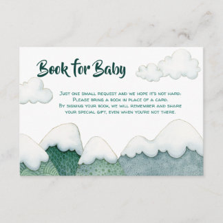 Mountain Äventyr Bok för Baby Card Tilläggskort