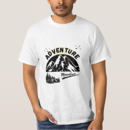 Mountain Äventyr Camping Natur T Shirt
