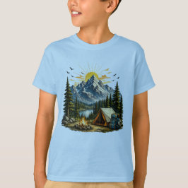 Mountain Äventyr Camping Natur T Shirt