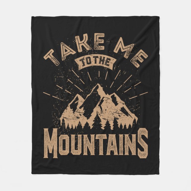 Mountain Äventyr Fleecefilt (Framsidan)
