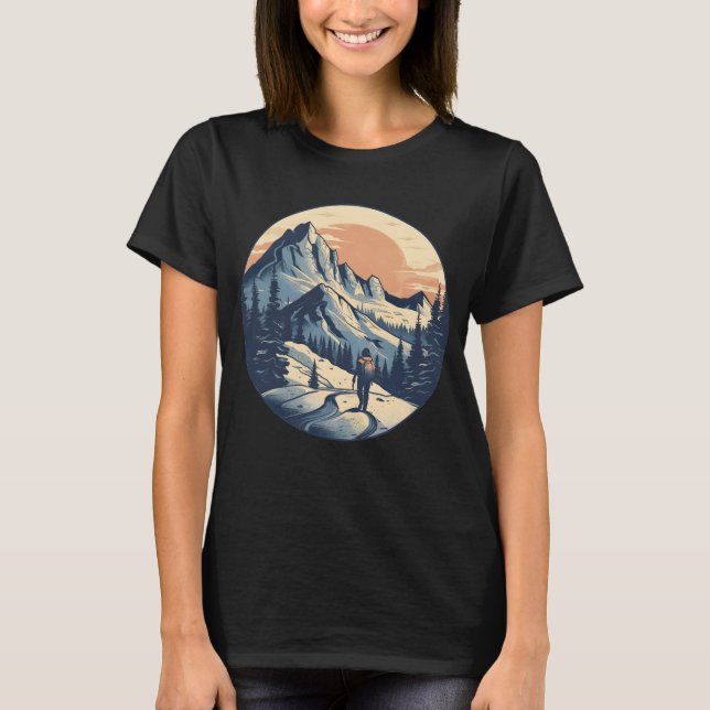 Mountain Äventyr T Shirt (Framsida)