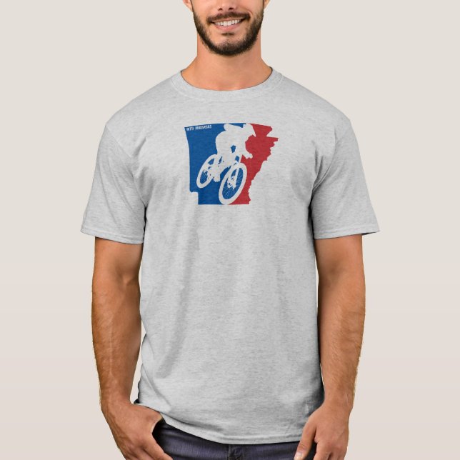 Mountain Bike Arkansas T Shirt (Framsida)