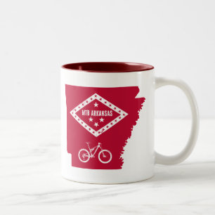 Mountain Bike Arkansas Två-Tonad Mugg
