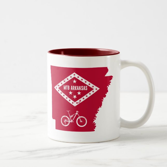 Mountain Bike Arkansas Två-Tonad Mugg (Höger)