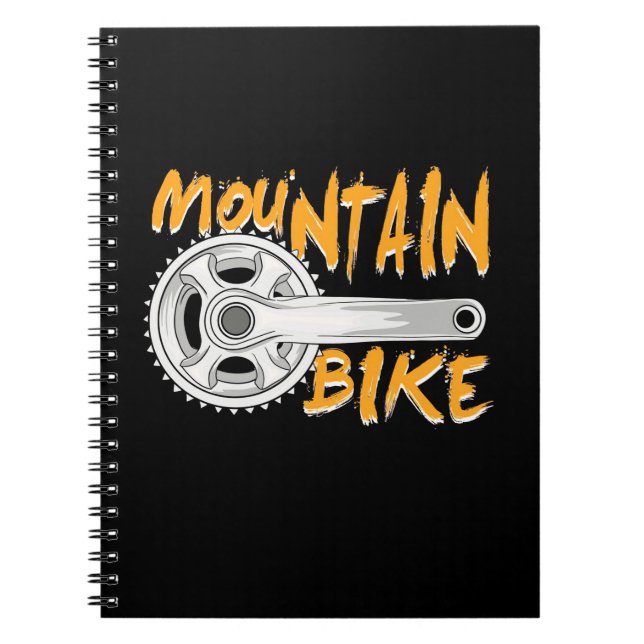 Mountain Bike Art Anteckningsbok (Framsidan)