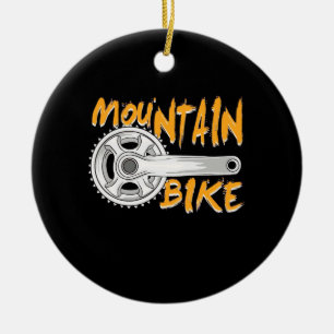 Mountain Bike Art Julgransprydnad Keramik