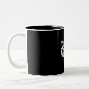 Mountain Bike Art Två-Tonad Mugg