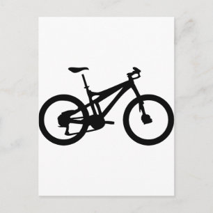 Mountain Bike bicylce pushcyklce Vykort