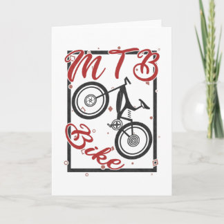 Mountain Bike Bike Cycling Gift Kort
