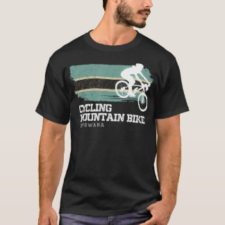 Mountain Bike Botswana MTB Biker Biking Womens cat T Shirt