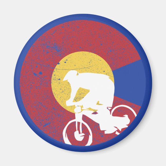 Mountain Bike Colorado Magnet (Framsidan)