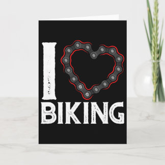 Mountain Bike Cycling Bicycle I Love Biking  Kort