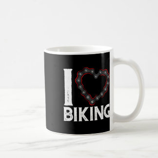 Mountain Bike Cykling Cykel Jag älskar cykling  Kaffemugg