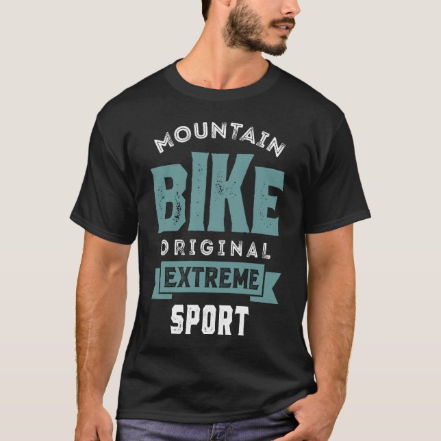 Mountain Bike Design T Shirt (Framsida)
