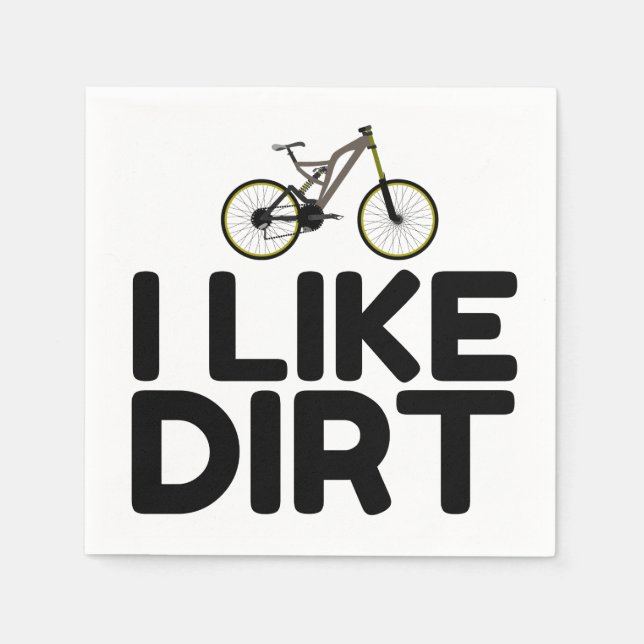 MOUNTAIN BIKE DIRT PAPPERSSERVETT (Framsidan)