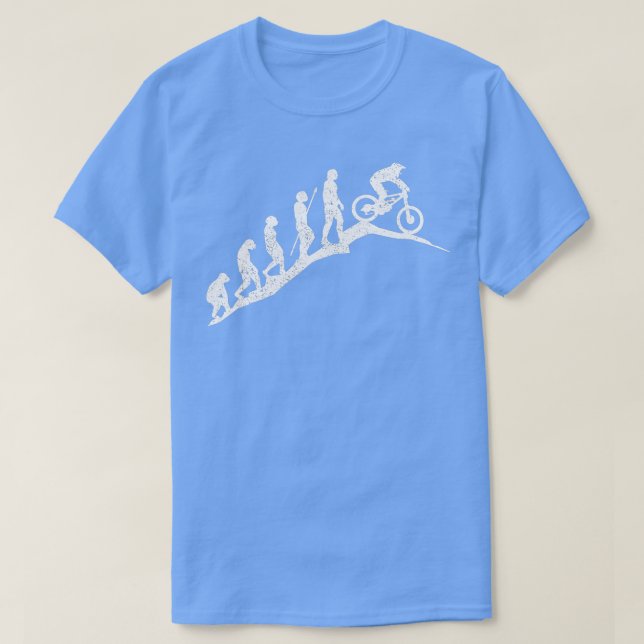 Mountain Bike Downhill Evolution MB Biking Funny G T Shirt (Design framsida)