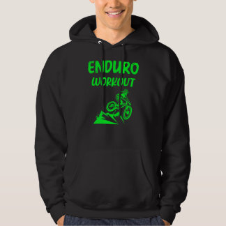 Mountain Bike Enduro Workout Mtb Tävla A Hoodie