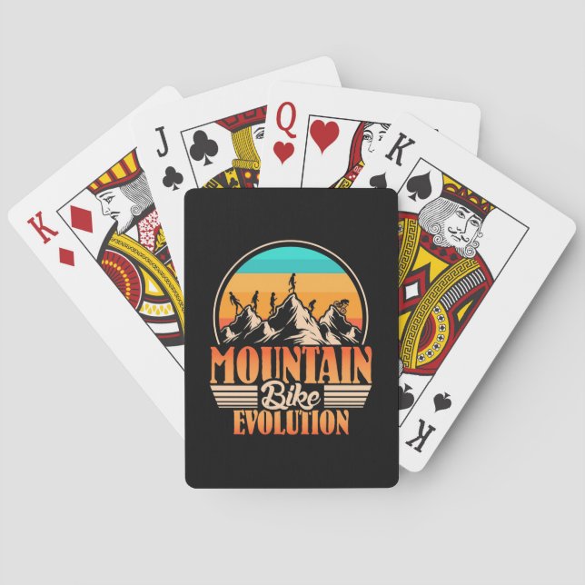 Mountain Bike Evolution Casinokort (Baksidan)