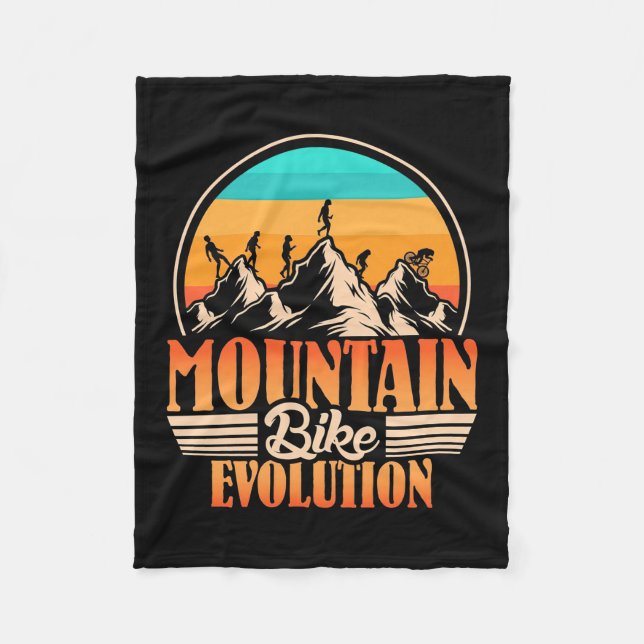 Mountain Bike Evolution Fleecefilt (Framsidan)