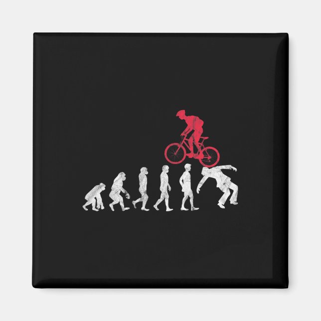 Mountain Bike Evolution Krasch Rolig Mtb Cykel Ri Magnet (Framsidan)