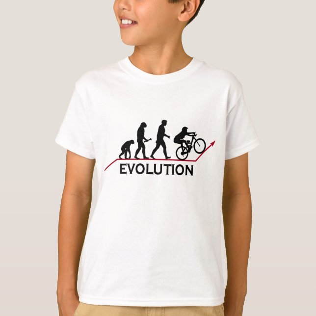 Mountain Bike Evolution t-shirt (Framsida)