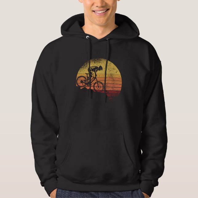 Mountain Bike  For Men MTB Hoodie (Framsida)