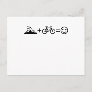 MOUNTAIN BIKE FUNNY Mountainbiker Freestyle Biker Vykort