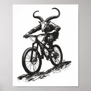 Mountain Bike Getter Mtb Enduro Cyklist Downhill C Poster