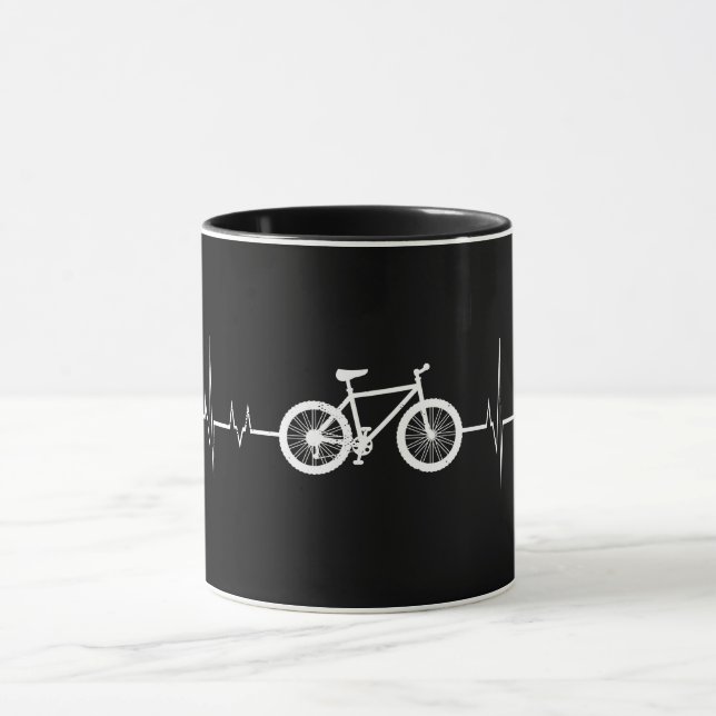 Mountain Bike Heartslag Mugg (Center)