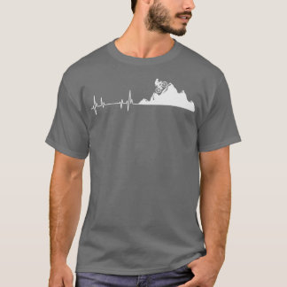 Mountain Bike Heartslag T Shirt